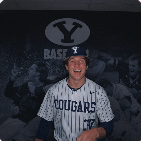 Sport Baseball GIF by BYU Cougars