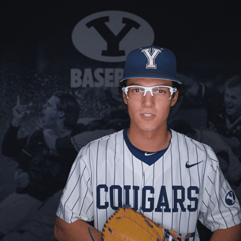 Sport Baseball GIF by BYU Cougars