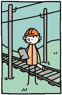 Blue Collar Train GIF by YK Animation Studio