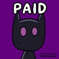 Glow Black Cat GIF by VeeFriends