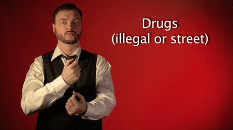illegal drugs GIF by Sign with Robert