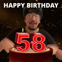 Happy 58Th Birthday GIF