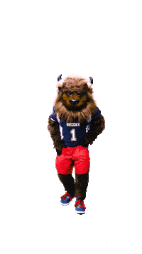 Mascot Bison Sticker by Utah Tech University