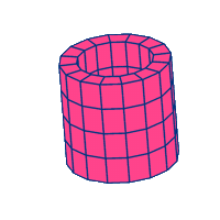 Cianomagenta Sticker