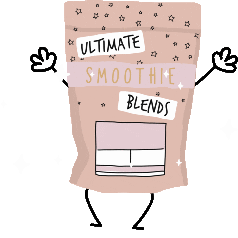 Plant Based Smoothie Sticker by Elsa's Wholesome Life