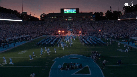 Entrance Stadium GIF by UNC Tar Heels