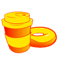 Los Angeles Coffee Sticker by LA's Finest