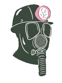 Horror Mask Sticker