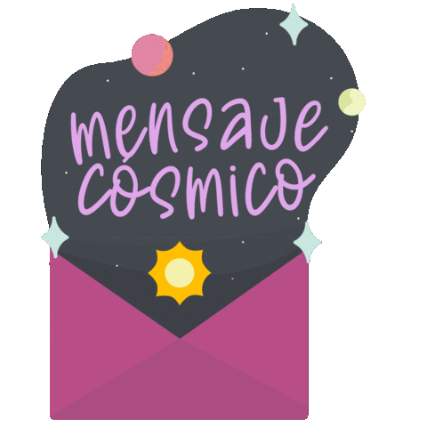 Marianaleeoficial texto mensaje astral cosmico Sticker