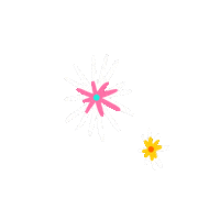 Stars Flowers Sticker by Daisy Lemon