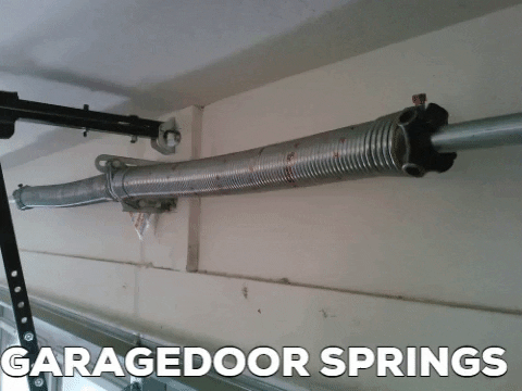 patrickdavicksrt giphygifmaker replacing broken garage door springs GIF