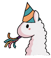 Excited Happy Birthday Sticker