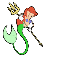 Whiledwin mermaid source ariel whiledwin Sticker