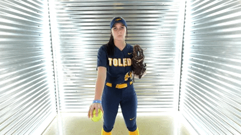 Rocket Softball GIF by Toledo Rockets