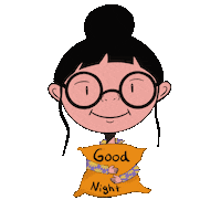 Happy Good Night Sticker