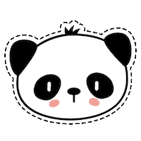 Panda Lukitu Sticker by Evelyn regly
