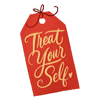 Treat Yourself Merry Christmas Sticker