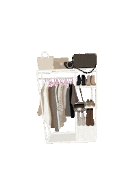 maedchenflohmarkt fashion clothes outfit closet Sticker