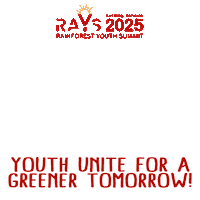 Activism Rays Sticker by RAINFOREST YOUTH SUMMIT