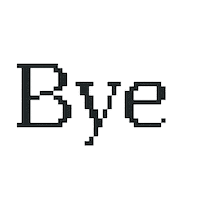 See Ya Later Goodbye Sticker by Animanias