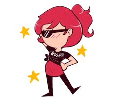 Girl Posing Sticker