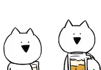 Cat ねこ Sticker by すこぶる動くウサギ