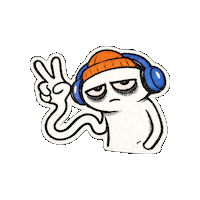 Tired Peace Out Sticker