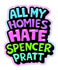 Spencer Pratt Democrat Sticker by megan lockhart