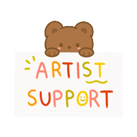 Artists Supporting Artists Sticker
