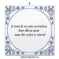 Focus Spreuk Sticker by Tegelspreuken.nl