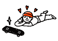 Skate Love Sticker