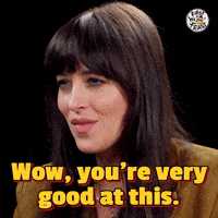 Dakota Johnson Hot Ones GIF by First We Feast