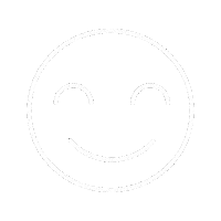 _NEUBLCK happy smile lol white Sticker