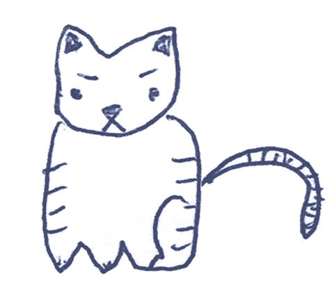 Mad Cat Sticker