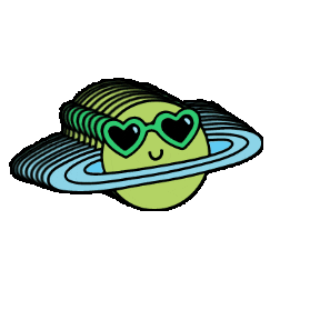 pobykylorey giphygifmaker universe galaxy saturn Sticker
