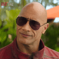 The Rock Sunglasses GIF by Red One Movie