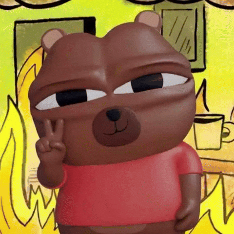 This Is Fine Market Crash GIF by Bear Market Memes