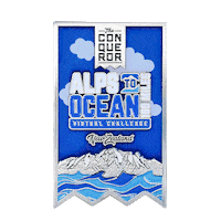 The Conqueror Running Sticker by My Virtual Mission + The Conqueror Events