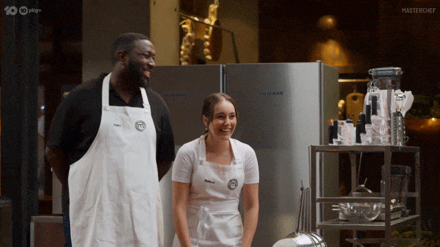 Laugh Mal GIF by MasterChefAU