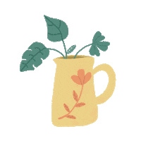 plant tinyhello Sticker