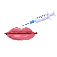 Face Lips Sticker by Sofimedical