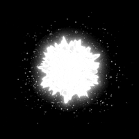 virartz loop light crystal particles GIF