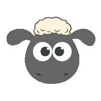 Angry Shaun The Sheep Sticker by Aardman Animations