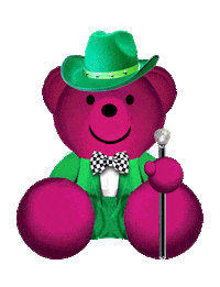 Happy Teddy Bear Sticker by pinkparadise