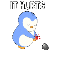 Penguin Pain Sticker by Pudgy Penguins