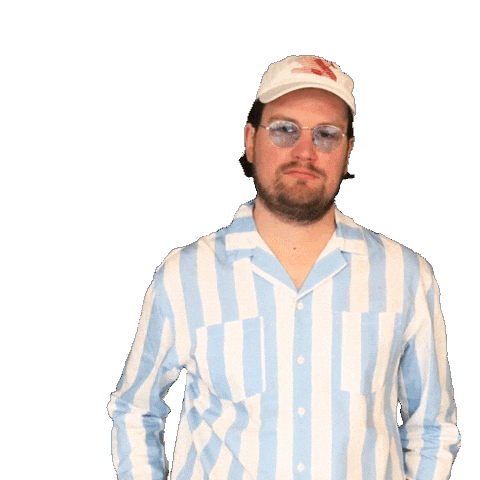 bleu lunettes Sticker by Ed Banger Records