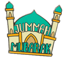 Mubarak mosque Sticker by Halal Socks