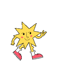 Star Walking Sticker