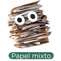 Papel Mixto Sticker by Ecolana