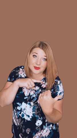 stephanieedison giphygifmaker look point floral GIF
